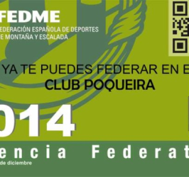 Tarjetas Federativas 2014 Club Poqueira