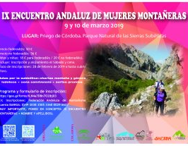 IX Encuentro Andaluz de Mujeres Montañeras